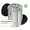 7 Pack Compost Bin Charcoal Filters Round Indoor Kitchen Compost