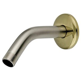 Kingston Brass K150K9 Designer Trimscape Showerscape 6-Inch Shower Arm and Flange, Polished Brass