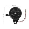BUGUUYO Motorcycle Speedometer Odometer Dual Display Gauge for Compatibility Accurate
