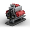 MakerTopia V8 Engine Model Kit, MOC-171732 Visible Car Engine Model
