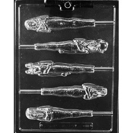 Grandmama's Goodies I026 Egyptian Mummy Lollipop Lolly Chocolate Candy Soap Mold with Exclusive Molding Instructions … (3)