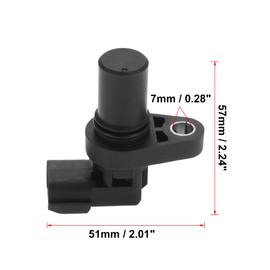 Motoforti Vehicle Transmission Speed Sensor, Transmission Speed Sensor, for Hyundai Sonata, ABS, No.42621-39200, Black