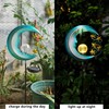 Solar Moon Lights, Outdoor Garden Lights with Crackle Glass Ball