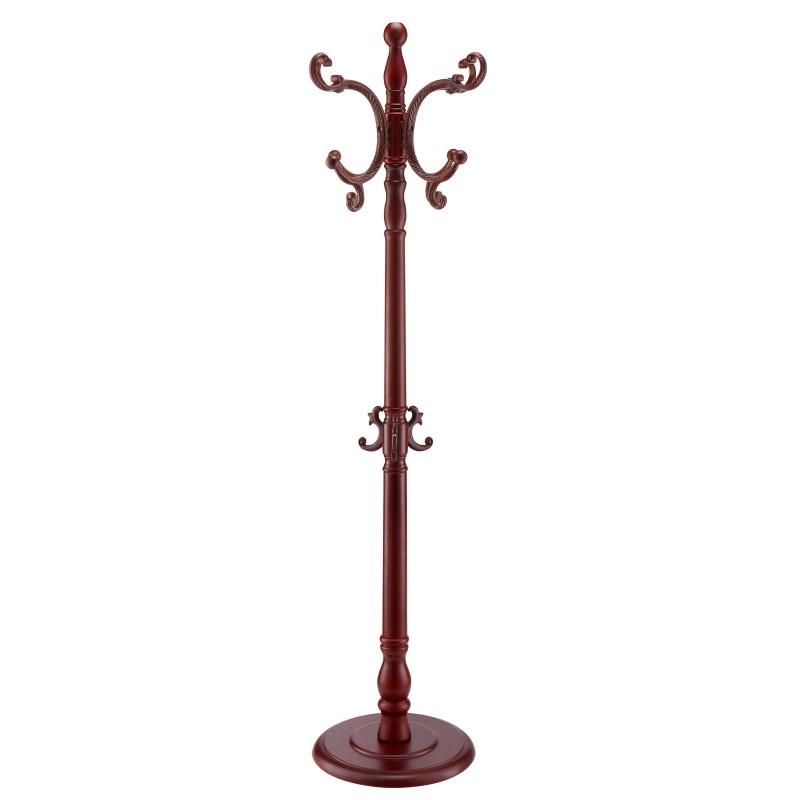VEVOR Freestanding Coat Rack Wooden Coat Tree with Stable Large