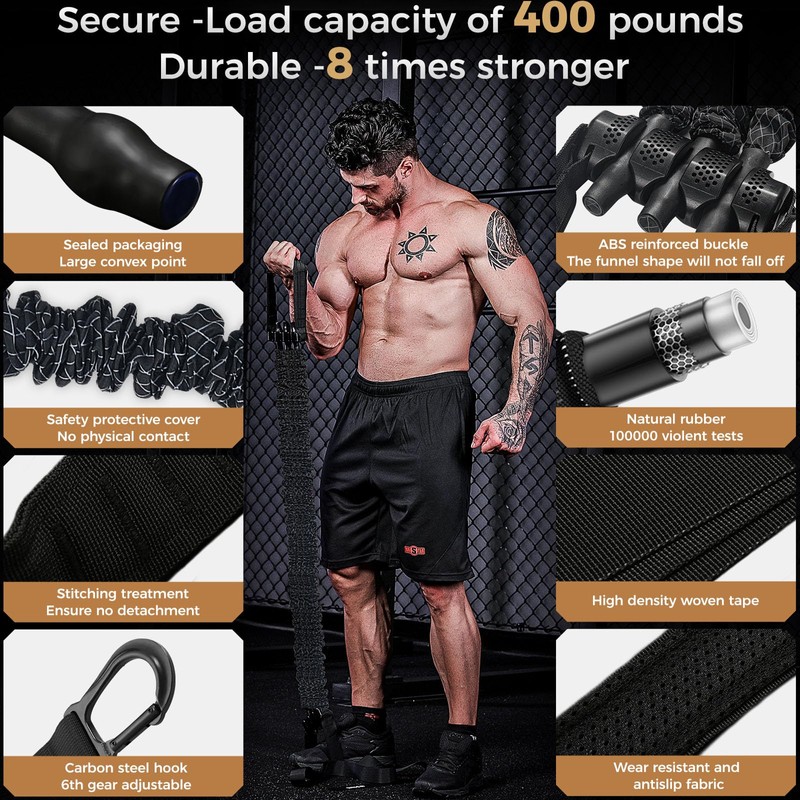 Innstar Pull Up Assistance Bands, 3 Heavy-Duty Adjustable Pull Up