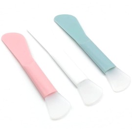 Aplicador de Mascarilla Facial de Silicona Suave(Paquete de 6), Espátula Reutilizable para Maquillaje, Herramientas de Plástico para Arcilla, Crema, Gel, Barro, Mezclas Caseras, Cuidado de La