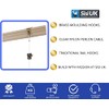 Picture Hanging Brass Moulding Hooks with Perlon Clear Cable Cord