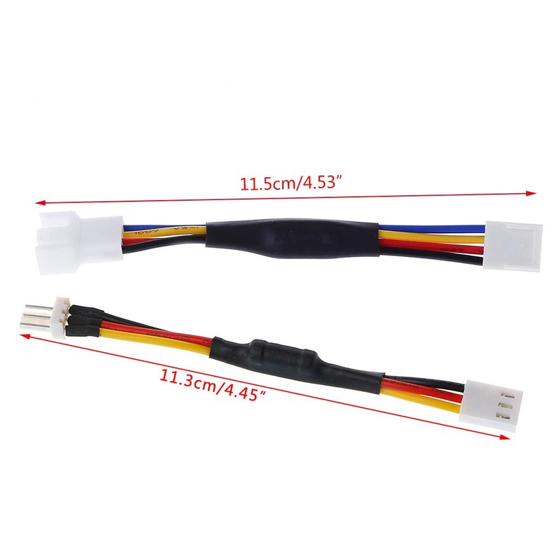 fatteryu 27Ω PC Case Fan Speed Reduction Silent Connector Resistance