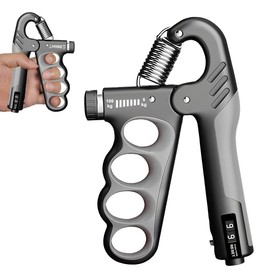 Ruayia Hand Trainer, Grip Strength Trainer for Fitness Strength Training, Grip Strength Trainer, Athletes and Hand Trainer, Finger Trainer, Grey