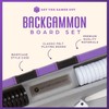 Get The Games Out Backgammon Set, Classic Board Game Case,