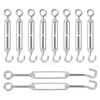 sourcing map M6 Hook and Eye Turnbuckles for Cable Wire