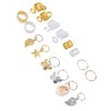 Anillos para el Cabello, 140 Piezas Puños para el Cabello