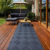 SHNOSU Runner Rugs 2FTx10FT Indoor Outdoor Hallway Runner Rubber Backing