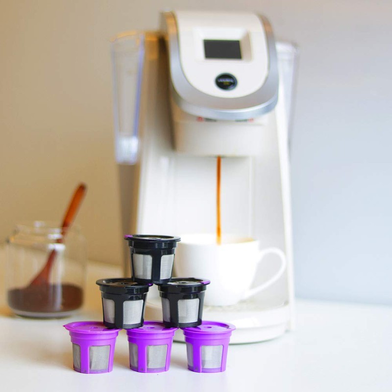i Cafilas 6 Reusable K Coffee Capsules Filters for K