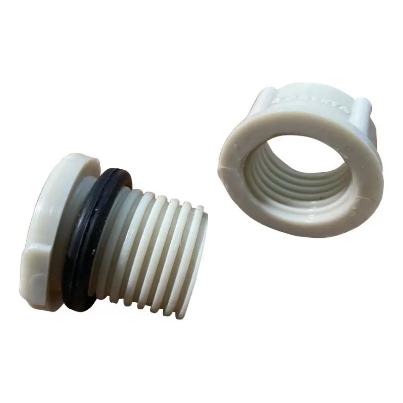 Bayusa Kit Brida Contenedor Agua De 1/2 Pulgada C/llave 1/4