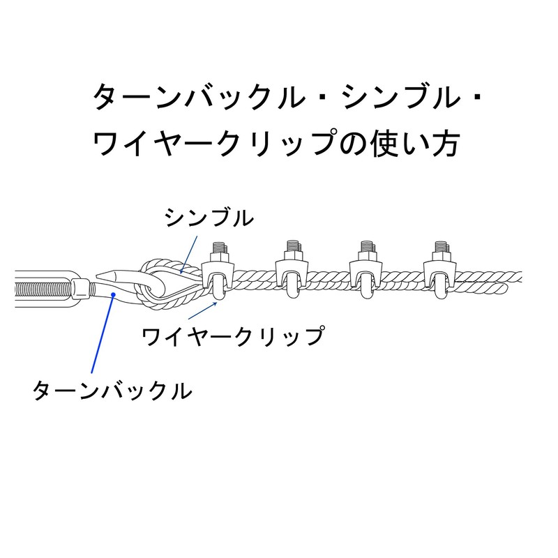 DAIDOHANT 10101850 Uniqlo Wire Clip (Casting) [M9] (A) 10x(B) 50x(C)