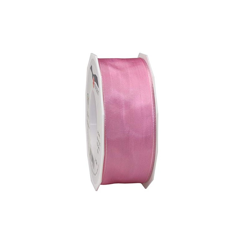 Präsent - Lyon Wired Taffeta Ribbon Peony 40 mm Width,