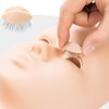 HuYiGGZ 6 Pairs Replacement Eyelids for Mannequin Head Removable Realistic