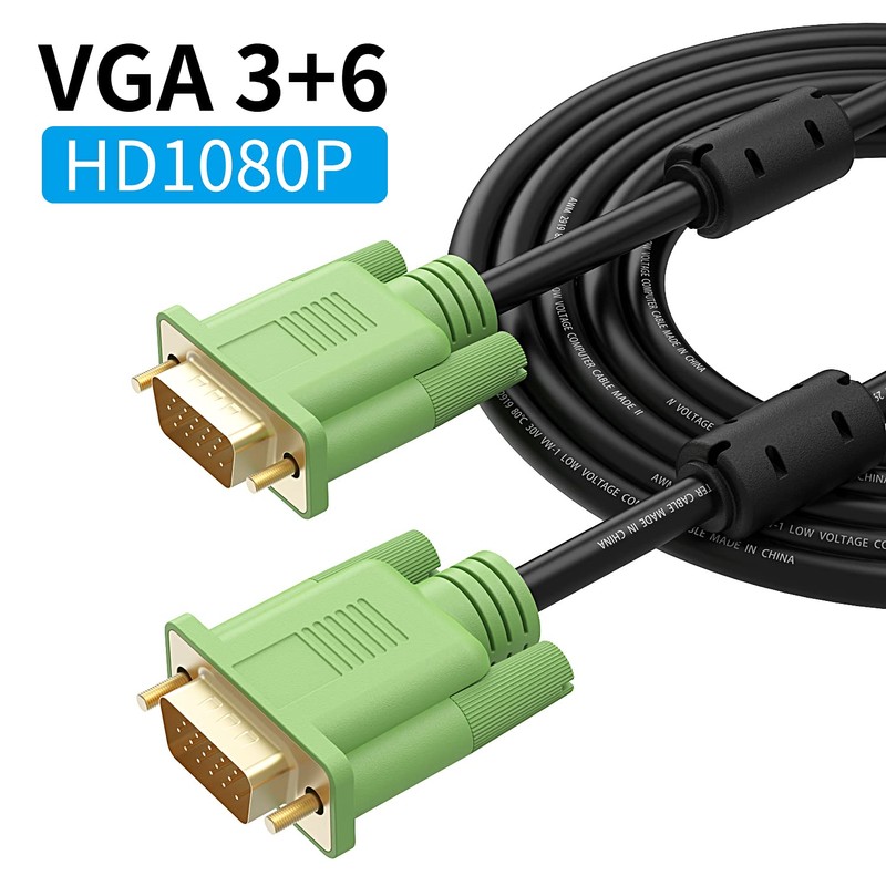 VGA Cable 6ft,XXone VGA to VGA HD15 Monitor Cable for
