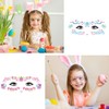 Garegce Easter Face Sticker for Kids, 10 Styles Face Cute