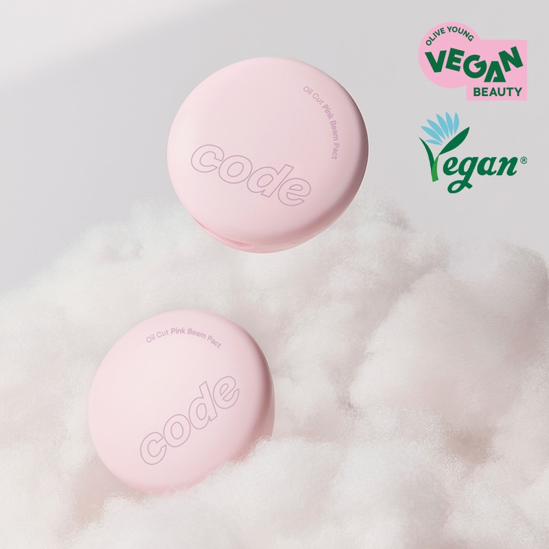 CODE GLOKOLOR Oil-Cut Pink Beam Pact 8g - CODE GLOKOLOR