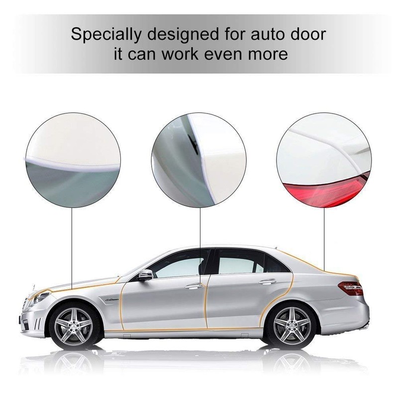 Tuokay 32.8ft 10m TPO Rubber Car Door Protectors, Edge Protection