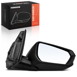 A-Premium Driver Side Power Door Mirror - Compatible with Dodge Durango 2012-2022 - Heated Manual Folding Black Outside Rear View Mirror w/Turn Signal Blind Spot Detection - Replace# 5SH47TZZAF