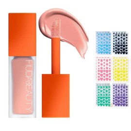 H.U.D.A BEAUTY #FAUXFILTER Under Eye Color Corrector 0.3 oz / 9 mL (Cherry Blossom, 0.3 oz / 9 ml) + Bonus Acne Patch (36 Pieces)