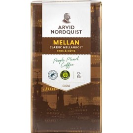 Arvid Norquist Classic Coffee, Mellanrost (Medium Roast), 17.6-Ounce Packages (Pack of 2)