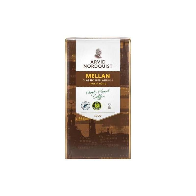 Arvid Norquist Classic Coffee, Mellanrost (Medium Roast), 17.6-Ounce Packages (Pack