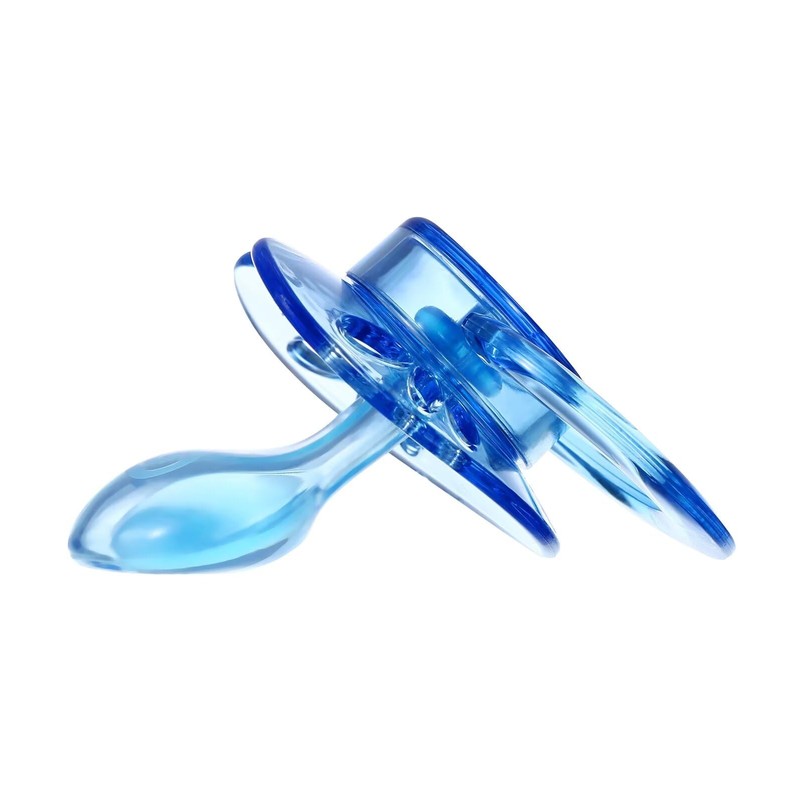 Landofgenie Large Shield Adult Size Pacifiers Butterfly Shape Transparent Design