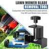 SporGain Universal Lawn Mower Blade Removal Tool with Easy-Turn Button,
