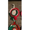 Unbranded New Handcrafted Crochet Fun Christmas Cat Butt Coasters Set