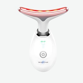 True Beauty Glow™ Facial Sculptor, Red Light Therapy Face Massager, Skin Face Lift Device with 7 Colors & 3 Modes for SkinTightening & Neck Lifting, 45°C EMS Massage Face Toning Device for Women