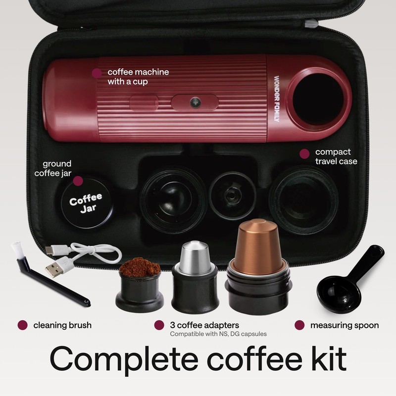 Portable Espresso Machine – Automatic Mini Espresso Maker & Travel