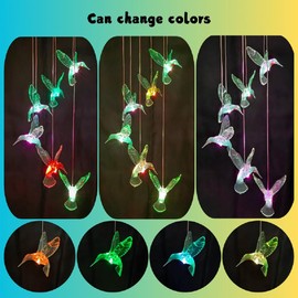 Solar Wind Chimes Outdoor Hummingbird Solar Lights Outdoor Solar Wind Chimes Solar Hummingbird Lights Hummingbird Wind Chimes