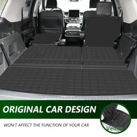 xipoqix 7 Seats Floor Mat Compatible with 2018-2024 Ford Expedition Cargo Mat 3rd Backrest Mat Replacement for 2018-2024 Ford Expedition Accessories