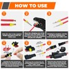 Noxtren 828Pcs 52 Sets Waterproof Automotive Electrical Wire Connectors with