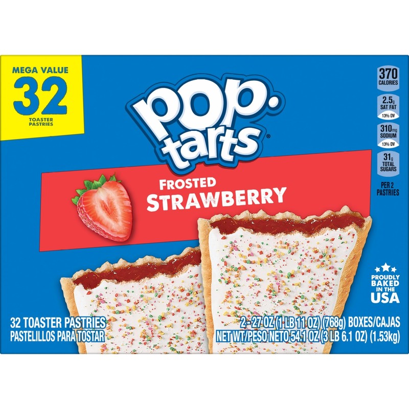 Pop-Tarts Toaster Pastries, Breakfast Foods, Kids Snacks, Family Pack, Frosted