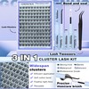 Goddvenus Natural Lash Clusters Kit for DIY Lash Extension 3
