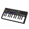MIDI Keyboard Controllers，25-Key USB MIDI Keyboard with Backlit Drum Pads,