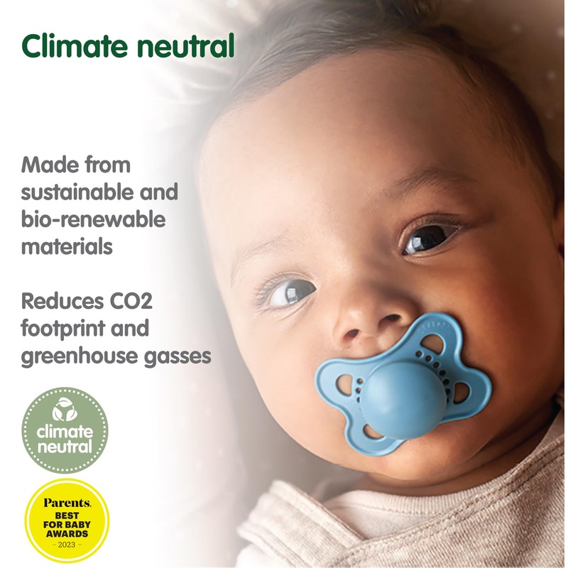 MAM Original Latex Pacifiers, Binky Pacifier for 0-6 Months, Natural