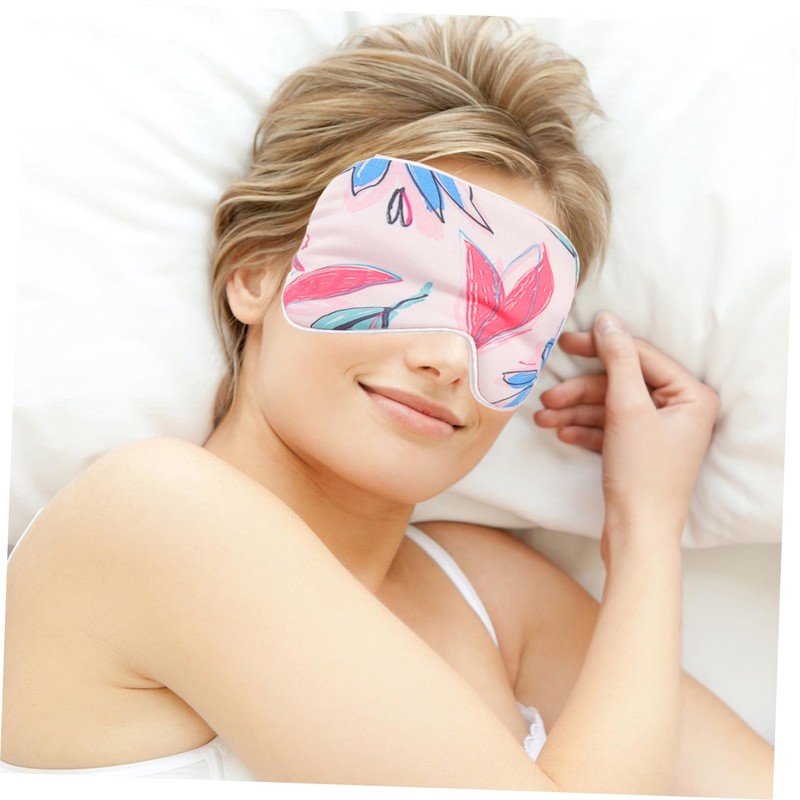IWOWHERO 4pcs Portable Sleeping Eye Masks Lightweight Breathable Eye Covers