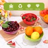 4 Pack Small Colander for Kitchen Mini Plastic Strainer Dish