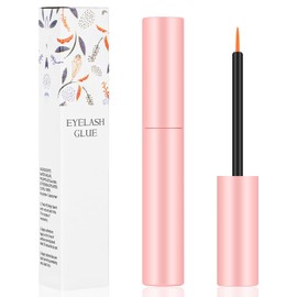 Wimpernkleber Strip, Langanhaltend und Schnelltrocken Wimpern Extensions Kleber, 5ml Lash Glue für Falsche Wimpern zum Kleben mit Extra Starkem Halt, Wimpernkleber für Wimpernverlängerung