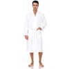 TowelSelections Mens Robe, Kimono Terry Cloth Bathrobe, Cotton Bath Robe