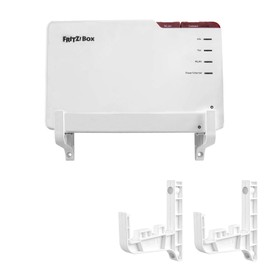 Wall Mount for Fritz!Box 5690 Pro, WI-FI Router Holder for Fritzbox 5690 Pro, Repeater Stand, WLAN Mesh Holder, Accessories, Additional Device for Fritz!Box 5690 Pro, Pack of 2