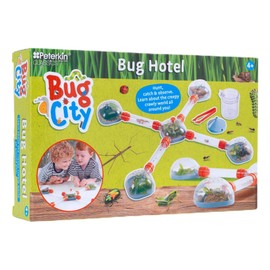 Peterkin Classics | Bug City: Bug Hotel - learn about the creepy crawly world, building habitats with pods, tunnels and viewing tub | Learning & Education | Explorer Toys | Ages 3+