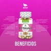 Astragalo 100 Cápsulas, Adaptogeno Calidad Premium Sabor Natural