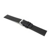 Shoptictoc Screw Fit, 22mm Mens Black Leather Replacement Watch Band